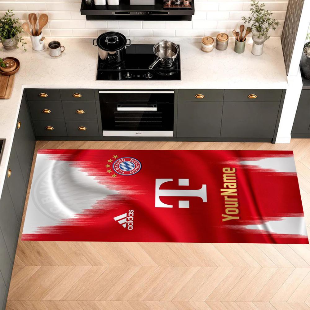 Bayern Munich Customize Your Name Kitchen Rug Runner Rug Laundry Mat Hallway Entryway The Best Gift Choice