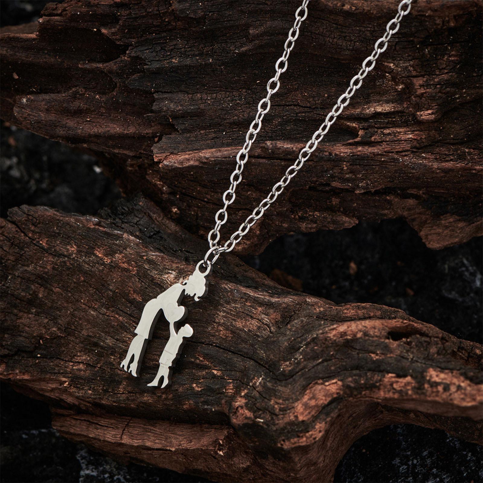 

Cute Stainless Steel Pendant Necklace, Mother s Day Gift One Size