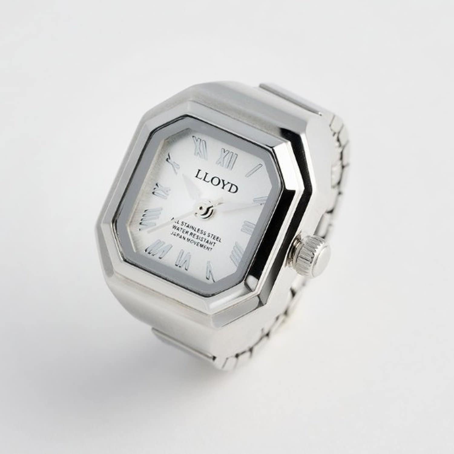 [LLOYD] Часы с кольцом Lumen Полностью серебристые LL2G25C01ISS