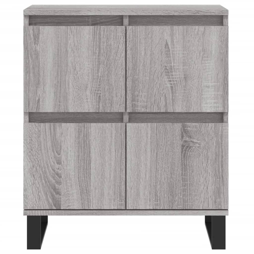 Sideboards 3 pcs Grey Sonoma Particleboard