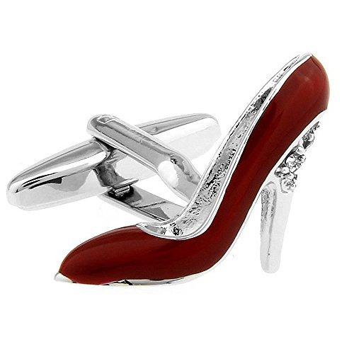 Red high heel cufflinks cufflinks cufflinks n01593