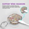 The new Rainbow Diamond earphone cover is compatible with Apple AirPods 4th Gen Plated AirPods Pro 2