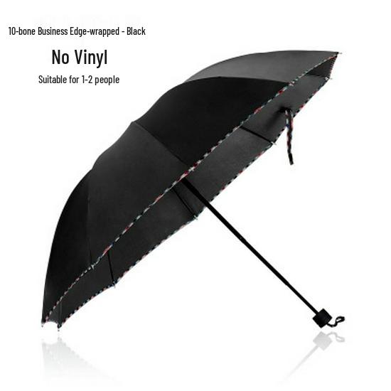 Extra-Large Reinforced Double Business Umbrella - UV Protection & Weather Resistant