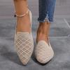 Mode 2024 Neue Schuhe Damen Slipper Damen Ballerinas Sommer Atmungsaktives Mesh Weiche Sohle Leichte Flache Lässige Bequeme Übergröße Schuhe