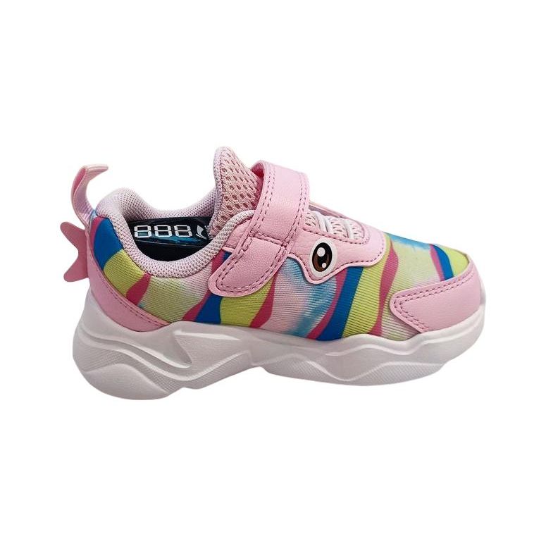 Li Ning Kids Flying Disc Non-Slip Shock Absorbing Wear-Resistant Casual Shoes Kids Casual Shoes Pink YKNS082-4