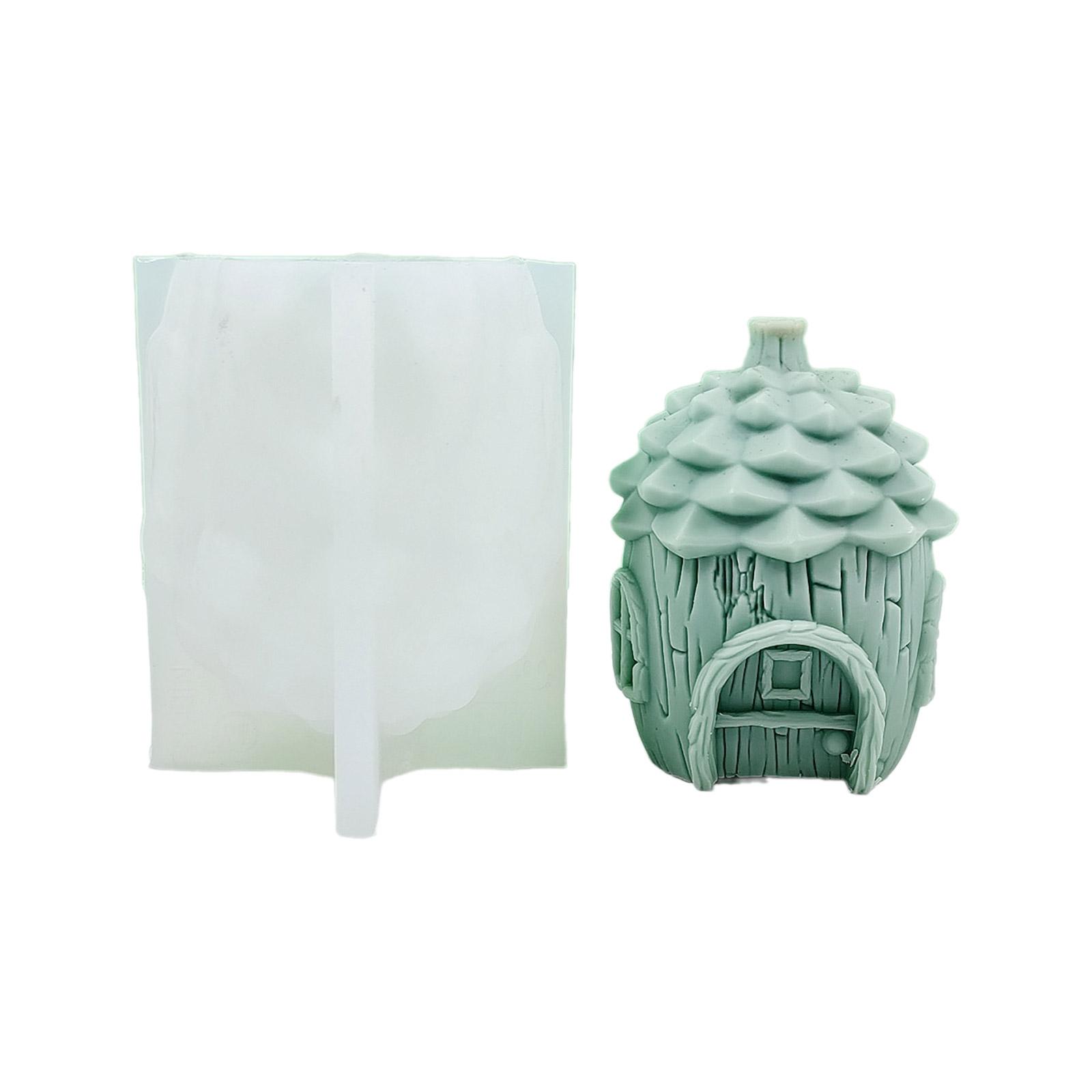 

Форма для украшения грибного домика, миниатюрная форма для украшения дома, силиконовая форма для самостоятельного изготовления, для ароматерапии и свечей 4