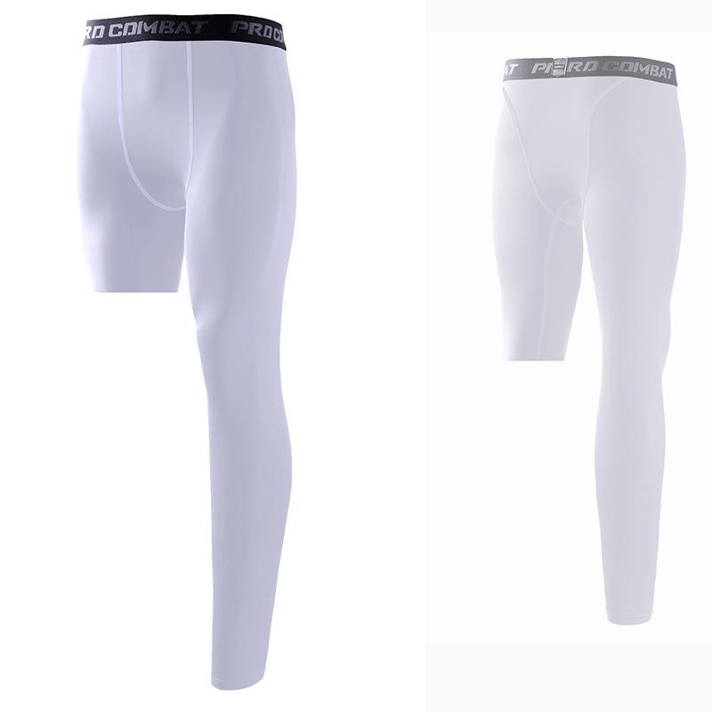 Schnelltrocknendes Kompressions-Sportset für Herren: Sommer Kurzarm-Top & Tights zum Laufen, Trainieren und Basketballspielen.