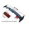 Toyota Camry TRD Sports Style Seagull Rear Wing Modification