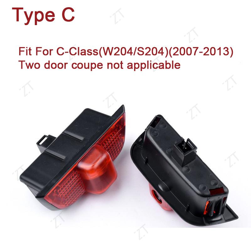 HD Glass Lens Car Door Light Welcome Lamp Never Fade For Mercedes Benz CLA E C S V CLS CLA CLK SLK SLR Class Sprinter Viano Vito