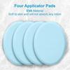 Lotion Applicator for Back, Feet, 4 Replaceable Pads with Long Handle, Back Sunscreen Applicator , A