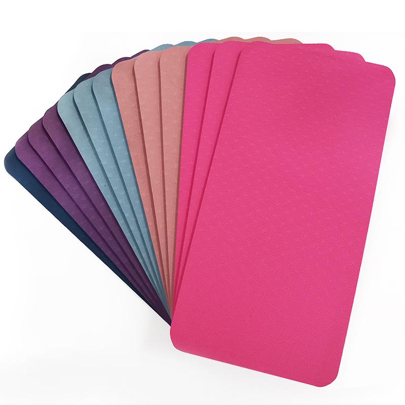 Thickened TPE Yoga Mat Set: Ab Roller, Kneeling Pad, Plank Pad, Mini Mat – Custom Logo Available