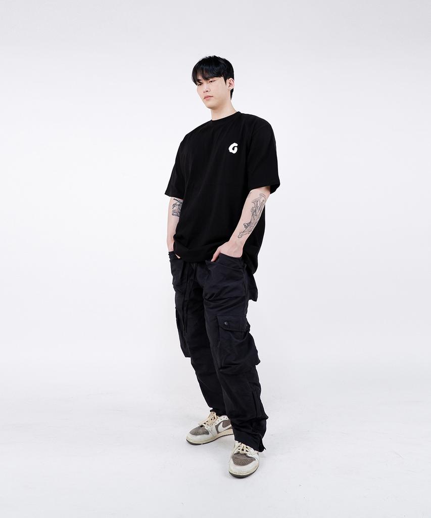 Gupeuopeuseutyudio Gofs Main Logo T-Shirt Black (White)
