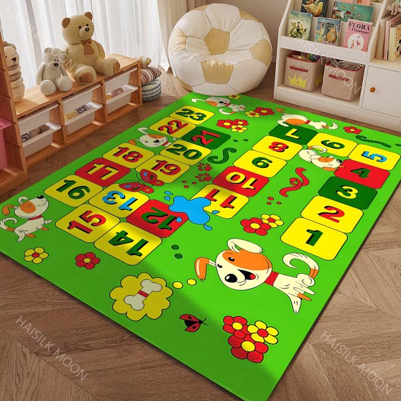 Early Childhood Education: ABC Letters Numbers Carpets for Living Rooms Bedrooms Doormat Decor Kids Play Home Area Rug Gifts