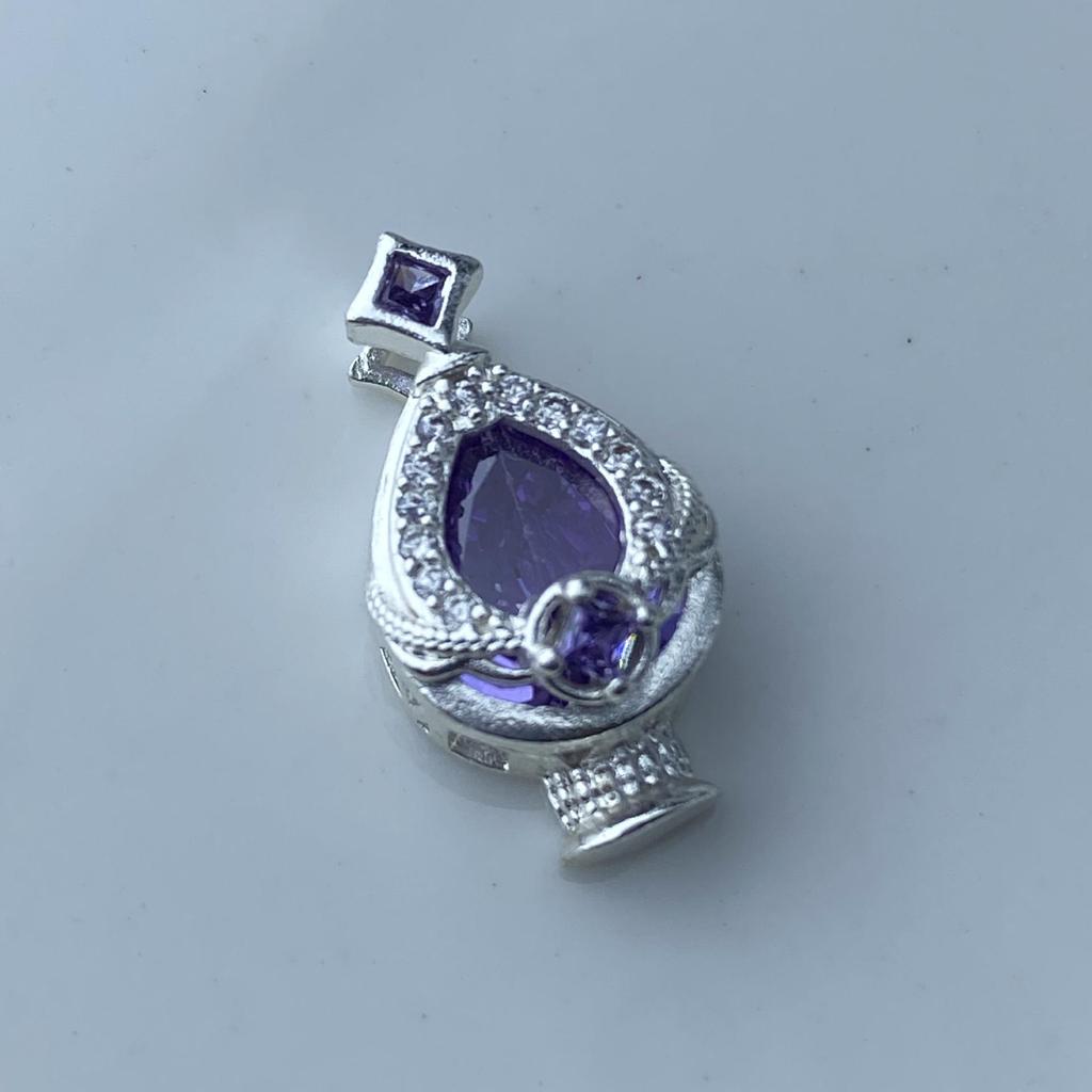 Vibrant Diamond Zircon Tulip Clavicle Chain Spacer Beads Charms