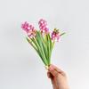 3Pcs/Bunch Realistic Artificial Hyacinth Flower Green Plants Artificial Decoration Hyacinth Flower Bouquet