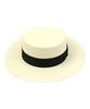 Ivory Flat Long Panama Hat
