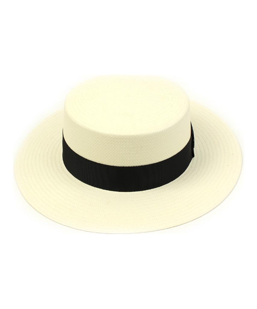 Ivory Flat Long Panama Hat