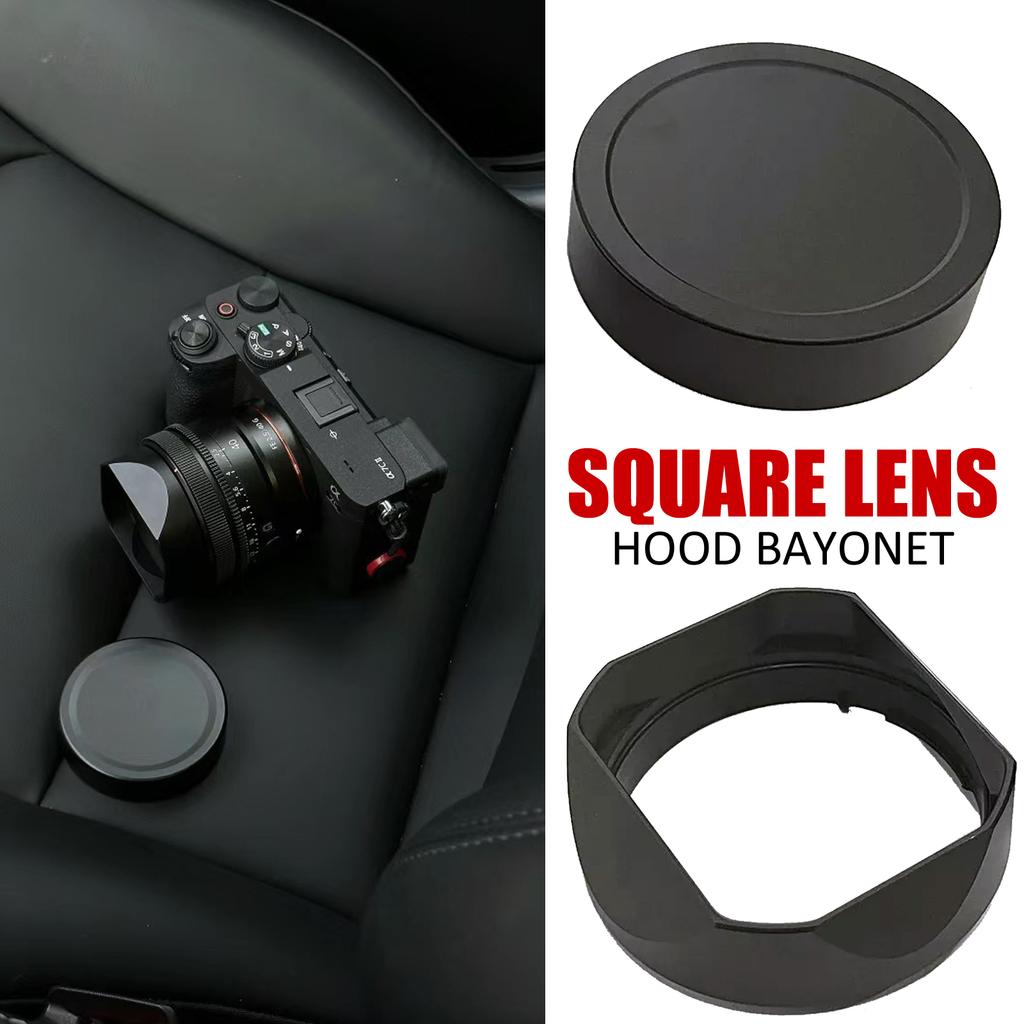 Square Lens Hood Bayonet for Sony RX1R RX1RM2 Sony FE 55mm F1.8 Replaces LHP1