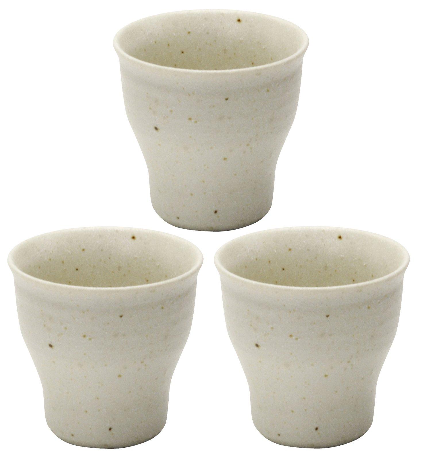 

Набор из 3 чашек для сакэ Mino Ware в стиле Конахики 399-24-41e(3)