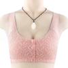 Lace Adhesive Without Marks Front Buckle Underwear for Women Reinforced Lower Circumference Without Steel Ring Middle-aged and Elderly Large Size Bra