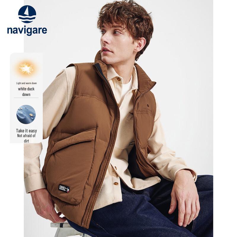 

Navigare Men s Stand-Collar Down Vest 2XL