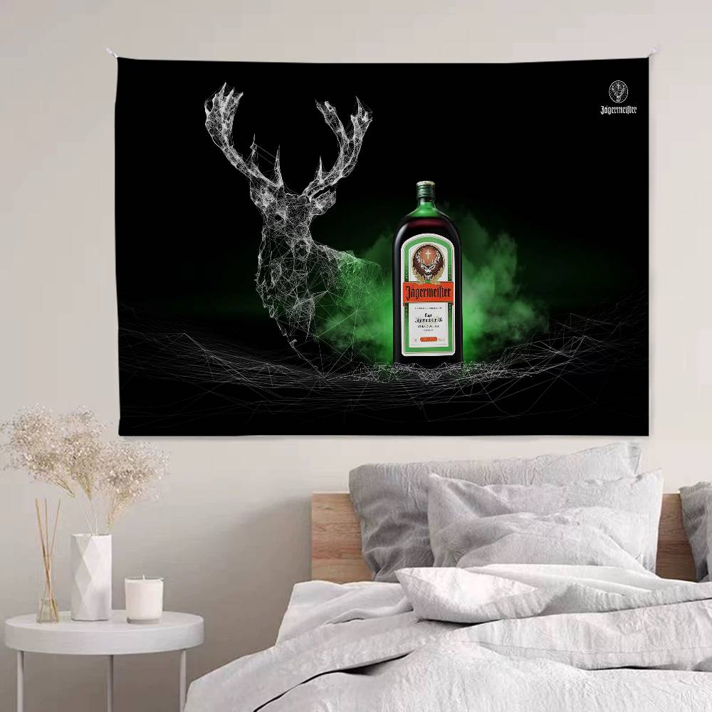 Hot JJaegermeisterS Printed Large Wall Tapestry Cheap Hippie Wall Hanging Bohemian Wall Tapestries Mandala Home Decor