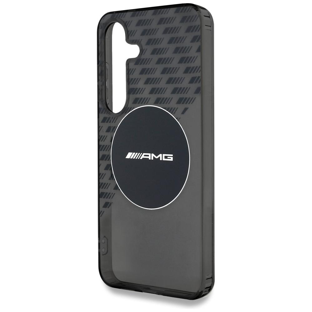 Etui do Samsung Galaxy S25 AMG MagSafe Transparentne Czarne