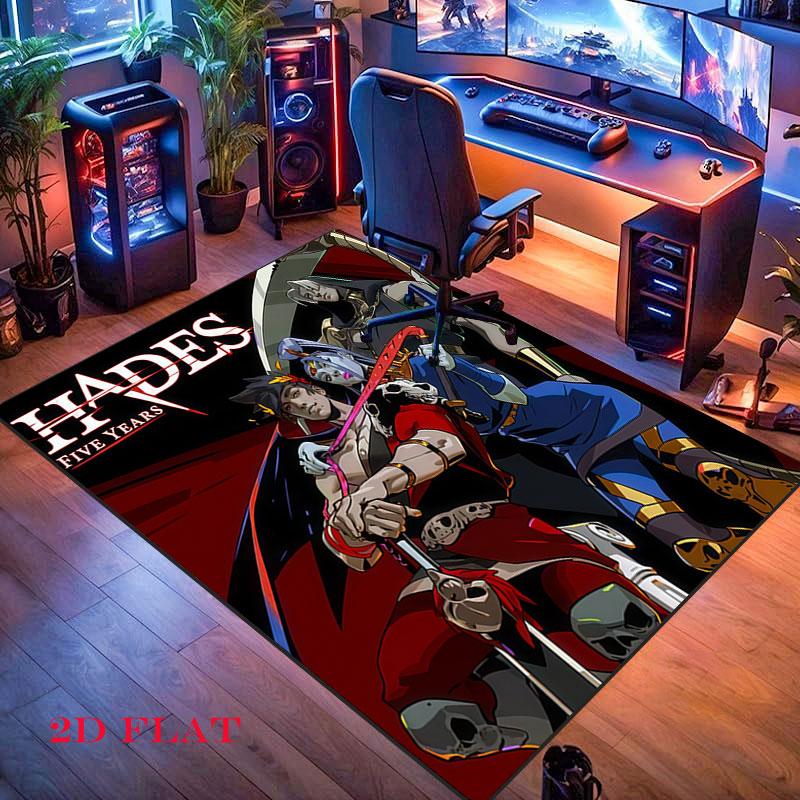 Hades game Carpet Rug for Living Room Bedroom Home Sofa Decoration,Kids play Nonslip Floor Mat