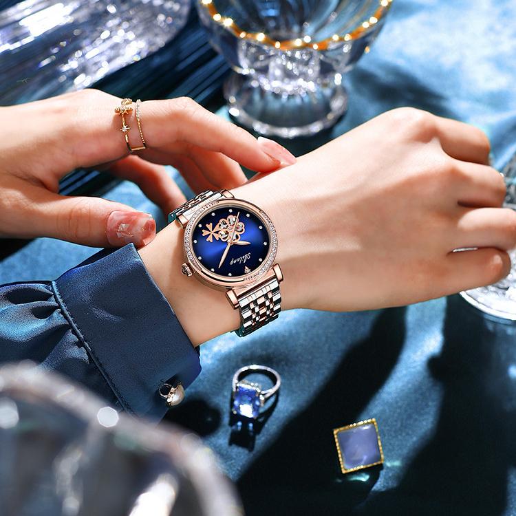 AILANG Neue Damenuhr, automatische mechanische Uhr, modische Damenuhr, wasserdicht