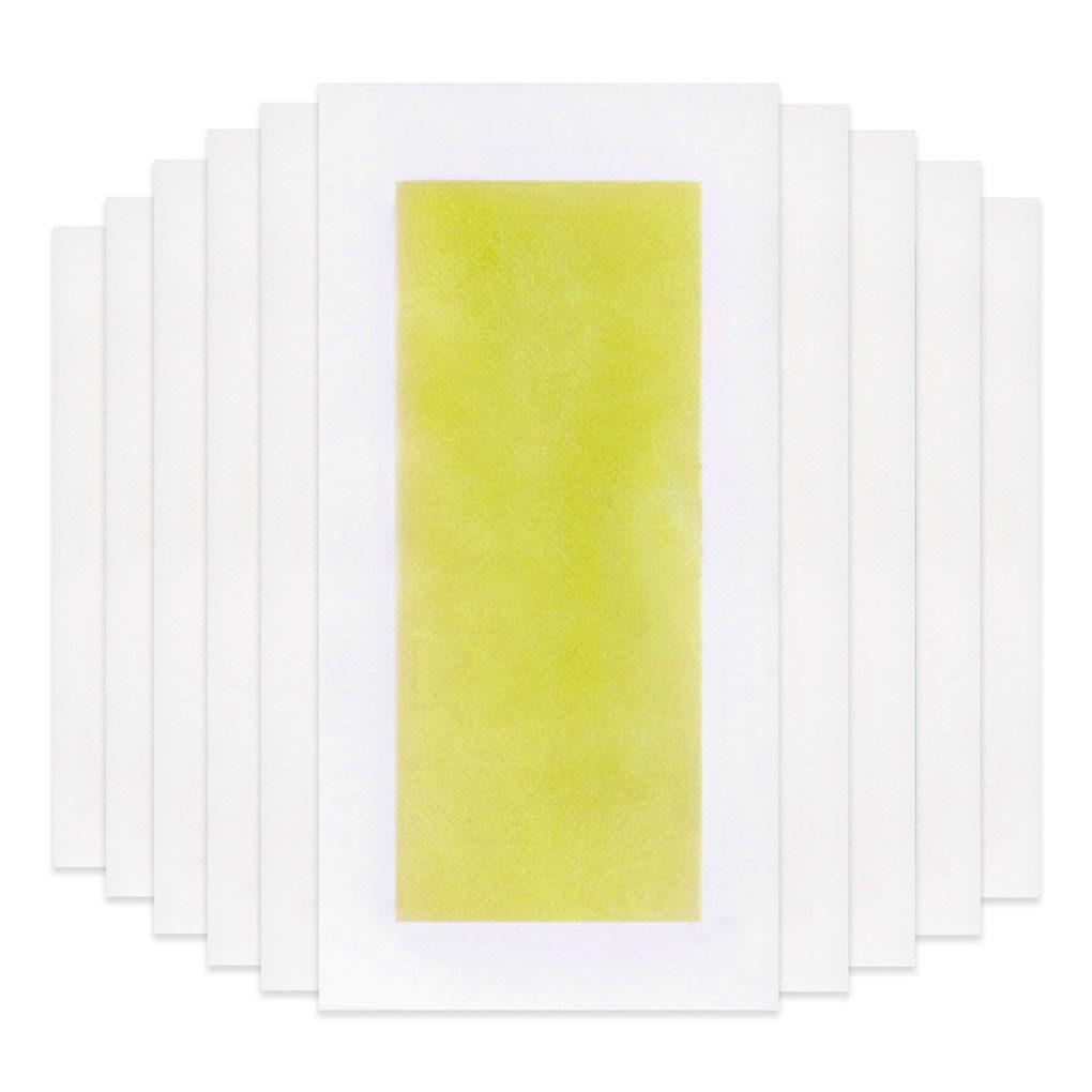 10 Fogli Carta Depilatoria Double-sided Gamba Ascella Braccio Rimozione Rapida Peli Articoli