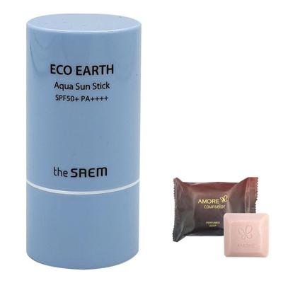 Eco Earth Aqua Sun Stick + 1 mýdlo Hera Beauty, 1 kus, 22g