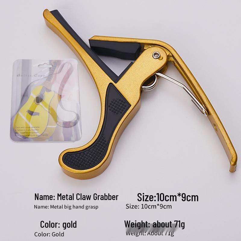 Universal Metal Capo for Electric Guitar - Large Hand Claw Style