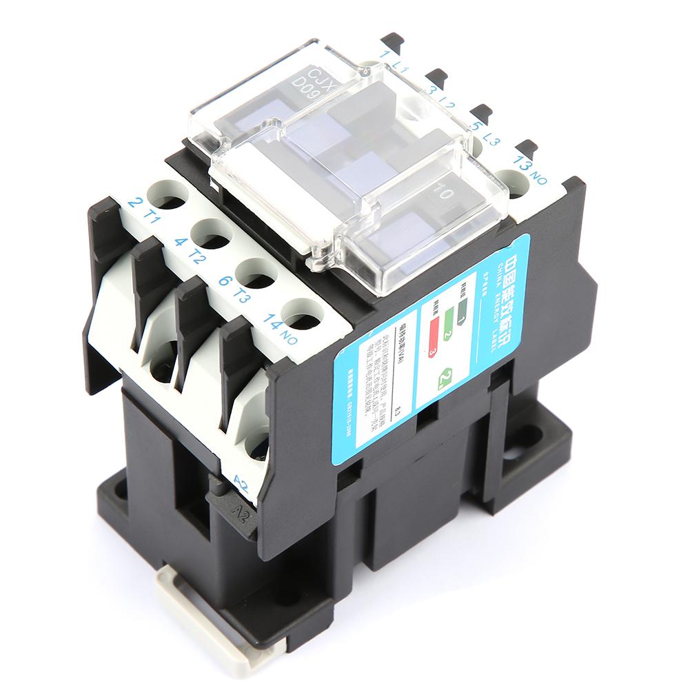 CJX20910 High Sensitivity Industrial Electric AC Contactor 220V 9A