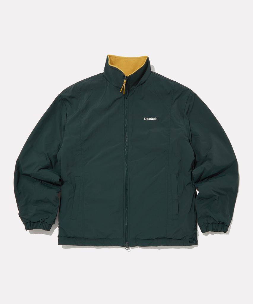 Reebok Fleece Reversible Jacket - Mustard:Khaki