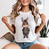 Donkey Donkeys Animals Womens T-Shirt Suit Character