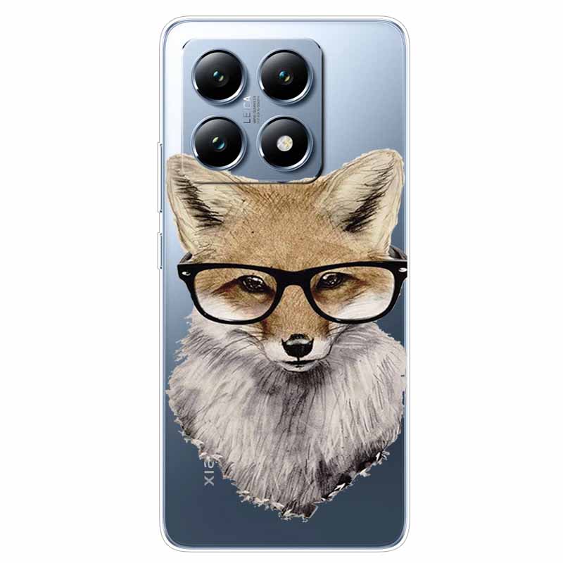 For Xiaomi 14T Case Transparent Cute Soft Silicone TPU Coque for Xiaomi 14t Pro Phone Cover Clear Capa Mi14T 14 t 14tPro Shells