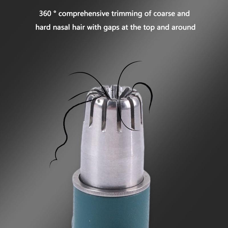 Nose Hair Trimmer Cleaner For Men Women Stainless Steel Manual Mechanical Shaving Razor Washable Hair Removal Tools