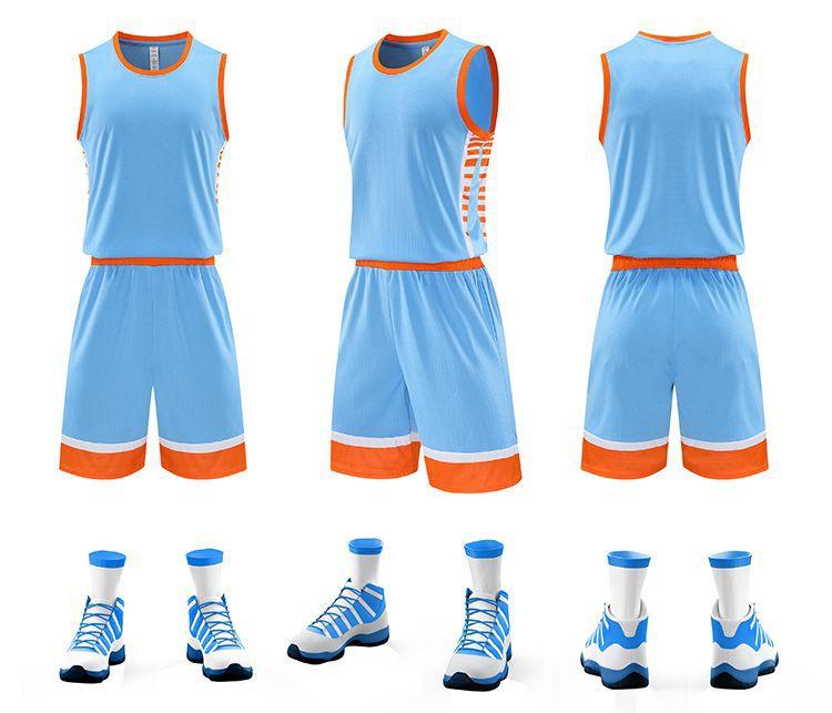 Basketball Suit, Team Uniform, College Student Game, Adult Children'S Men'S And Women'S Training Jerseys, Summer Digital Printing