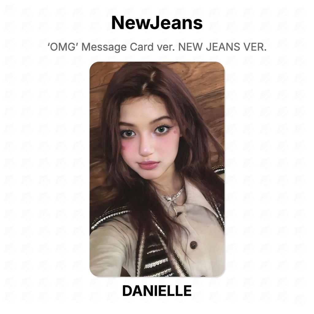 NewJeans ‘OMG’ Message Card Ver. NEW JEANS VER. Official Photocard