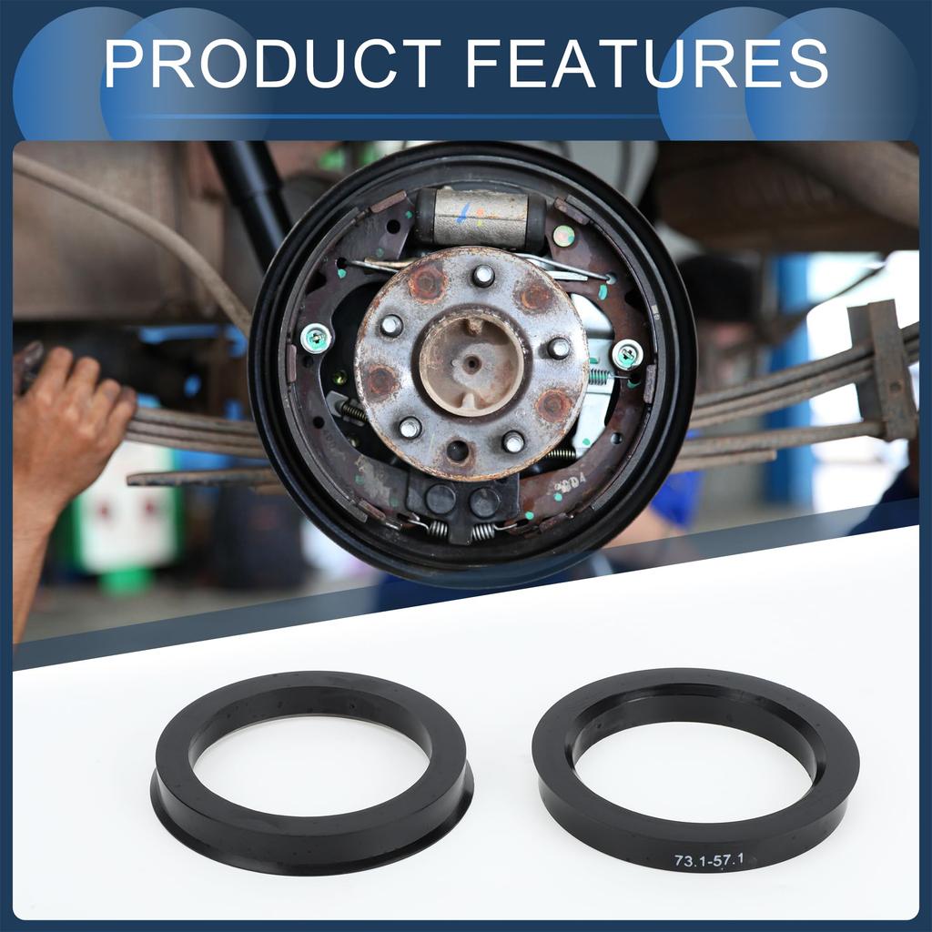 INFINAUTO Hub Centric Ring 57.1mm Inner Diameter 73.1mm Outer Diameter
