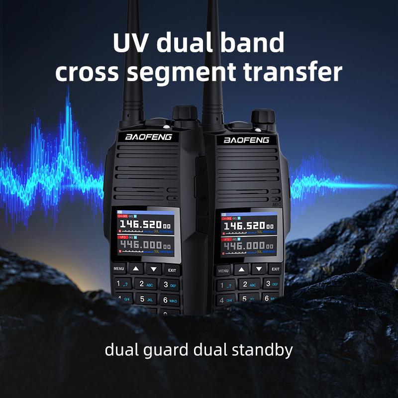 Baofeng UV29 Pro Ham Radio 10W Tri-Power Air Band RX Cross-Band Repeater Bluetooth Write Frequency Type-C Charge Walkie Talkie