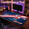 Sydney Roosters Customized Name Text Mouse Pad, Large Desk Mouse Mat Personalized Home Office Present