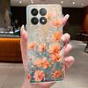 Phone Case For Poco F6 Pro Redmi K70 Pro K70E Case Aesthetic Shell Luxury Fashion Butterfly Flowers Soft TPU Back Clear Cover
