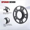 Adapter Dystansowy Koła 12/15/20mm PCD 5x112 CB 66.6mm-66.55mm 5-śrubowy Pasuje do Samochodów Benz 2Sztuki/zestaw Aluminium 6061-T6