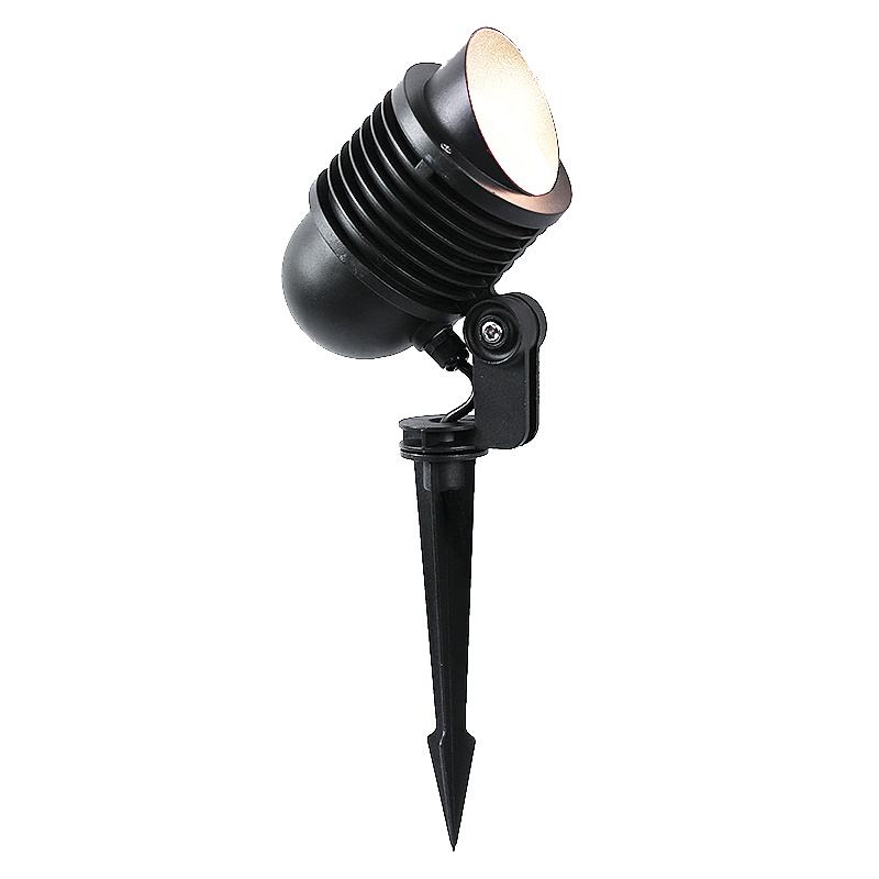 220V IP33 Waterproof 45 Beam Angle 3500K Warm White Aluminum LED Garden Spotlight for Outdoor Landscape Lighting Spike for