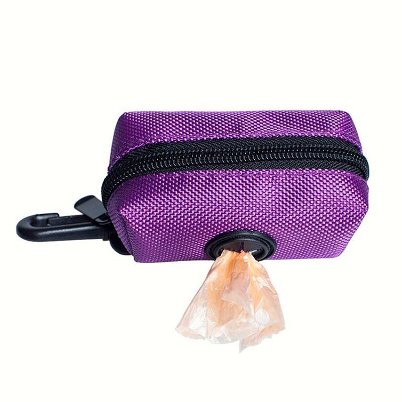 Dog Poo Bags Dispenser Portable Hanging with Buckle Dogs Waste Bag Holder Colorful Pet Garbages Dispensers For Walking