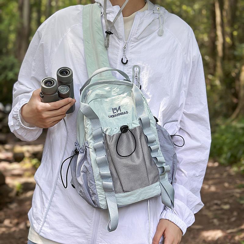 Contrast Color Backpack Student Travel Lightweight Backpack Large Capacity Backpack