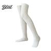 Skin Friendly Plush Hosiery 1 Pair Fuzzy Thigh High Socks for Women Long Soft Fleece Fluffy Sleep Leg Warmer Thickened Over The Knee Stockings,