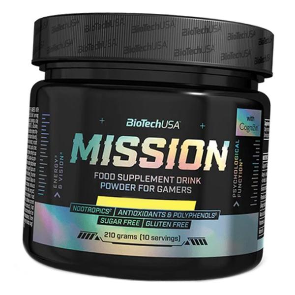 

Формула для геймерів, Mission Drink Powder, BioTech (USA) (11084014) 210g Pink grapefruit