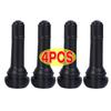 TR414 Tubeless Car Wheel Tire Valve Stems with Dust Caps Black Rubber Caps Tyre Rubber Valves with 20/4 Sets Stems Accessories